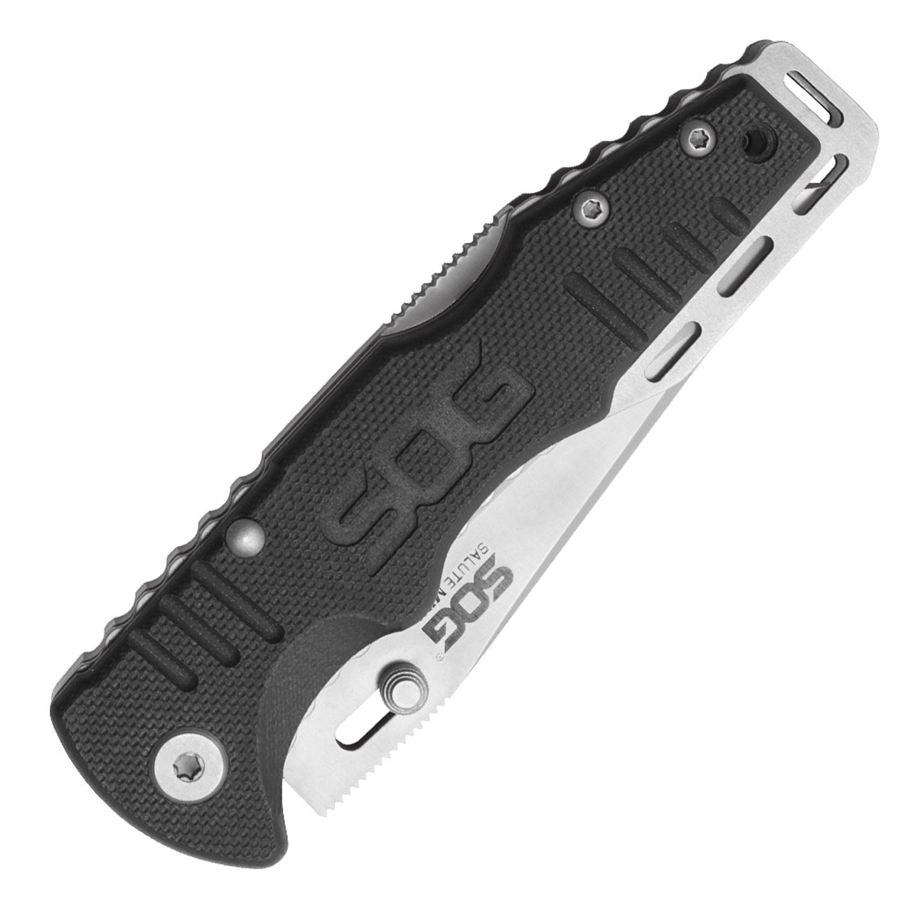 希少30s40s ポルガドット 下鼻 ゾウ 片耳 FAST COLOR Salute Mini - Bead Blasted | Professional Use Folding Knife