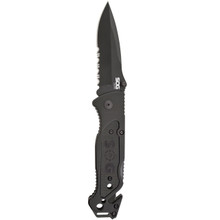 ESCAPE - CLIP POINT, BLACK, SERRATED