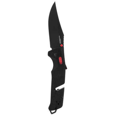 Trident AT - Black & Red  Professional Use Assisted Opening Knife