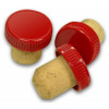 Plastic Top Corks 10pk RED