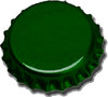 Crown Caps GREEN 40 pack