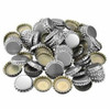 Crown Caps SILVER Bottle Tops 100pk Beer Ale Cider Gingerbeer