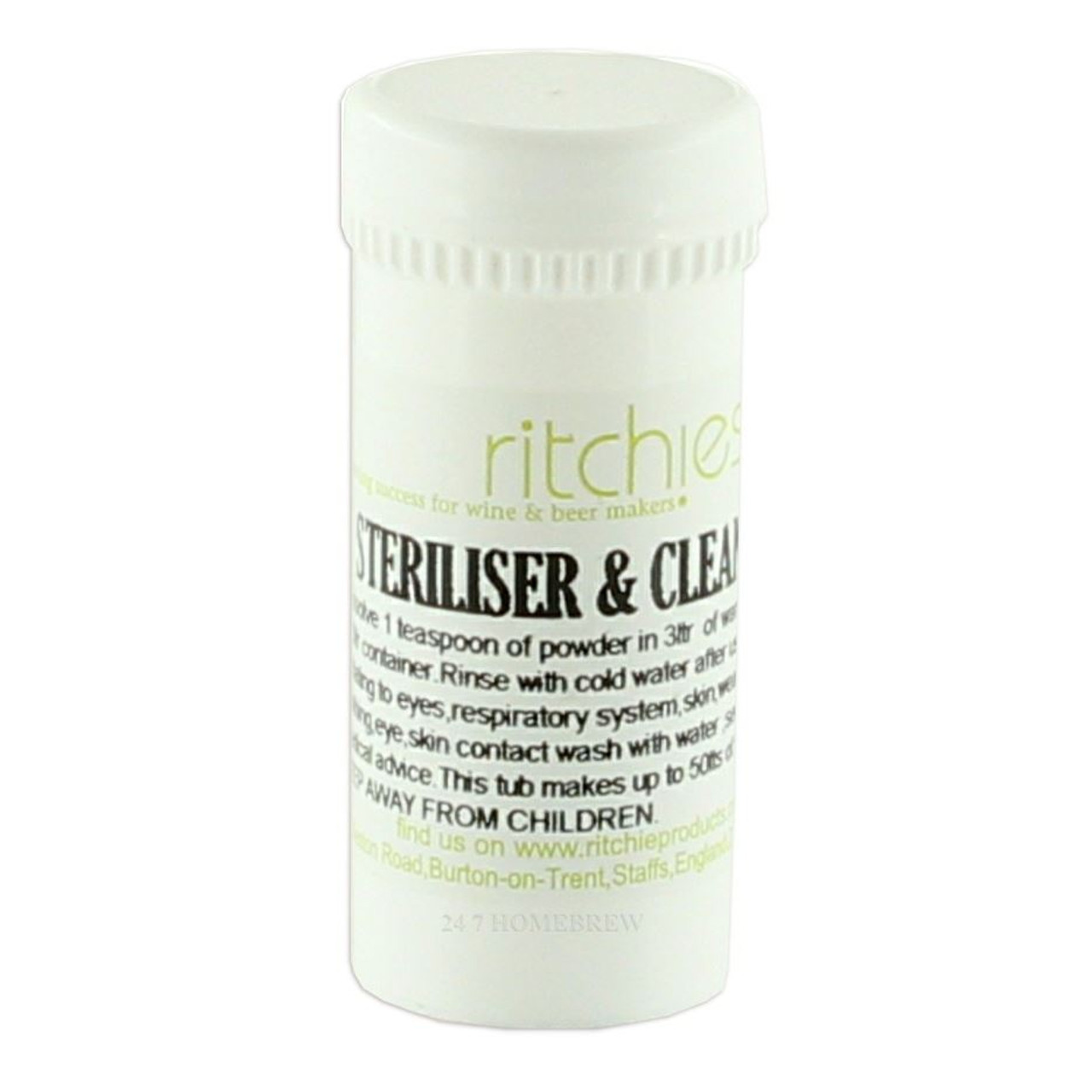 Ritchies Steriliser Cleaner 50g BBE 10-2023