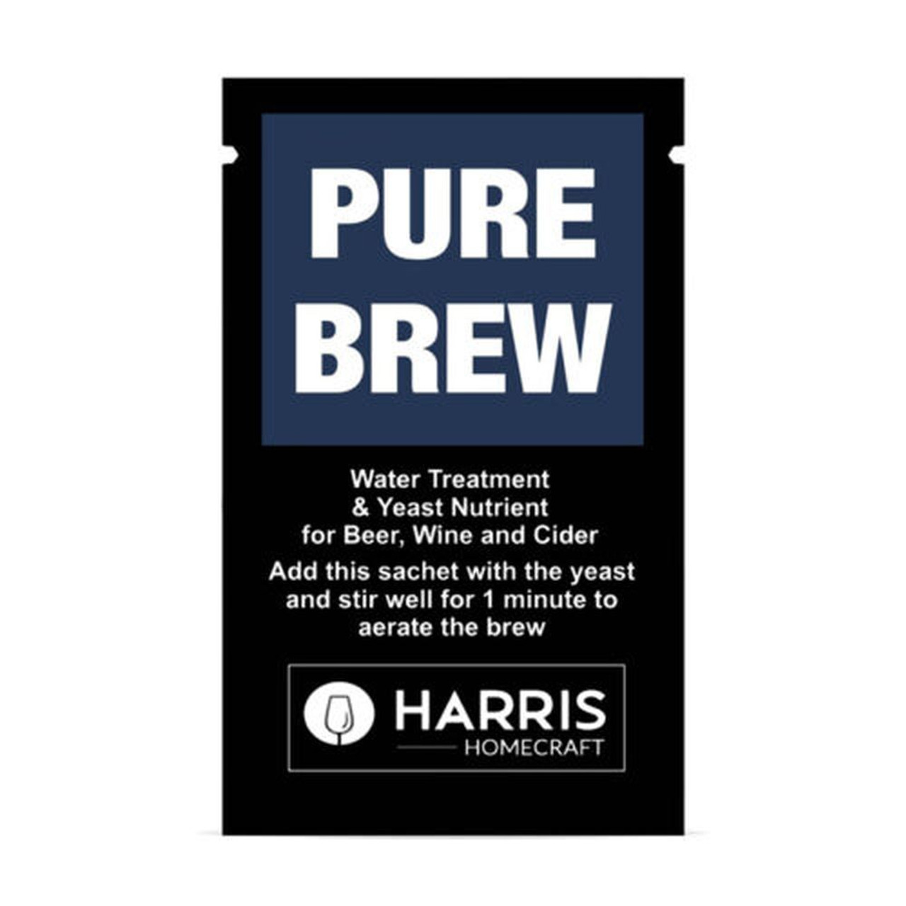 Harris Pure Brew for 1 brew Nutrient And Water Treatment For Beer Wine And Cider