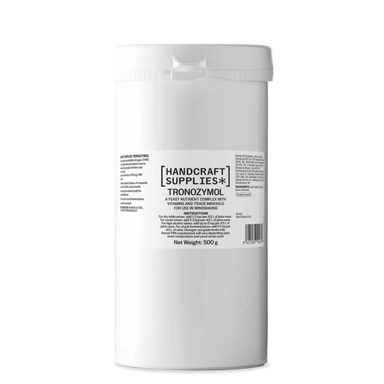 Tronozymol Yeast Nutrient and Energiser Salts 500g for up to 500 litres