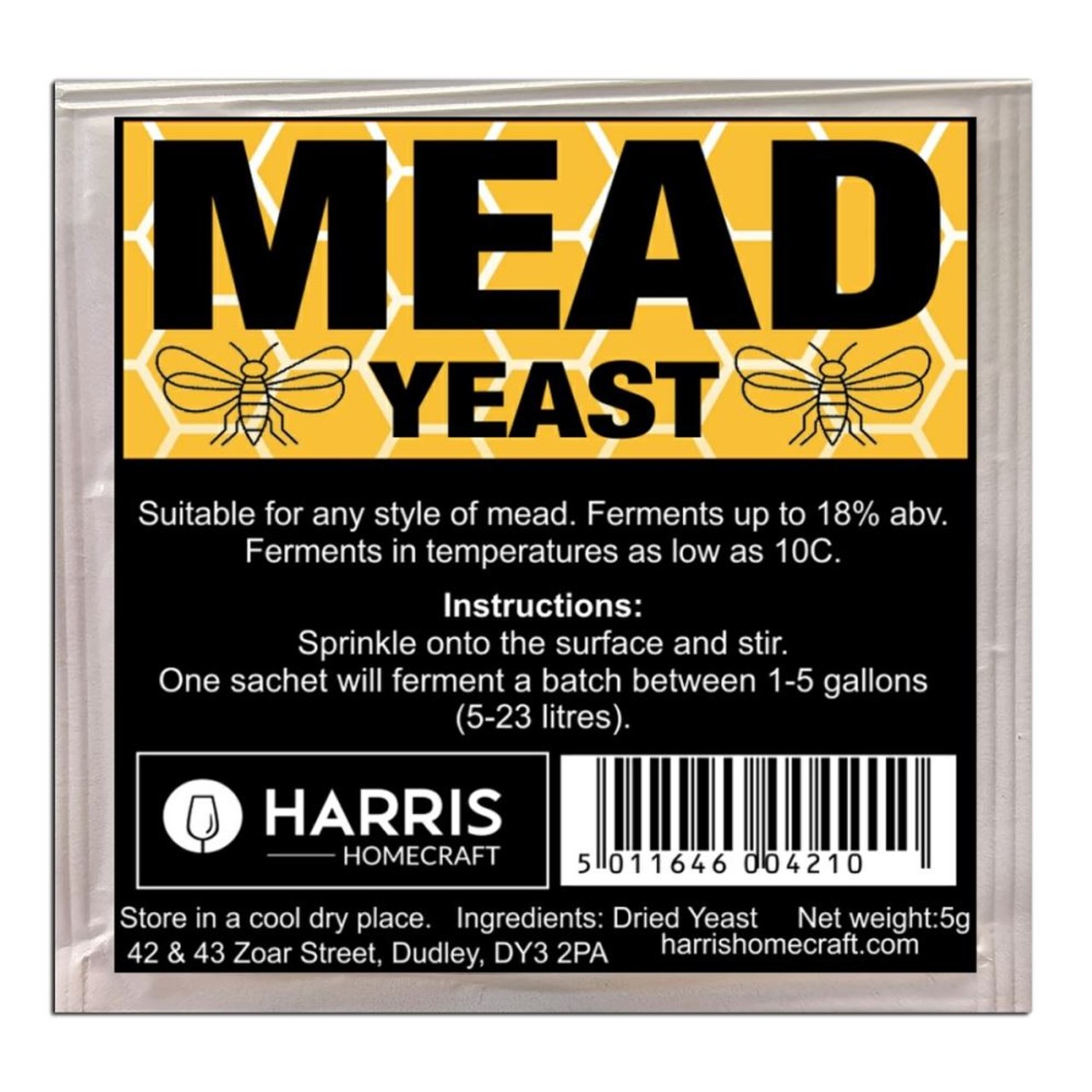 Harris HomecraftMead Yeast M05 (10g)