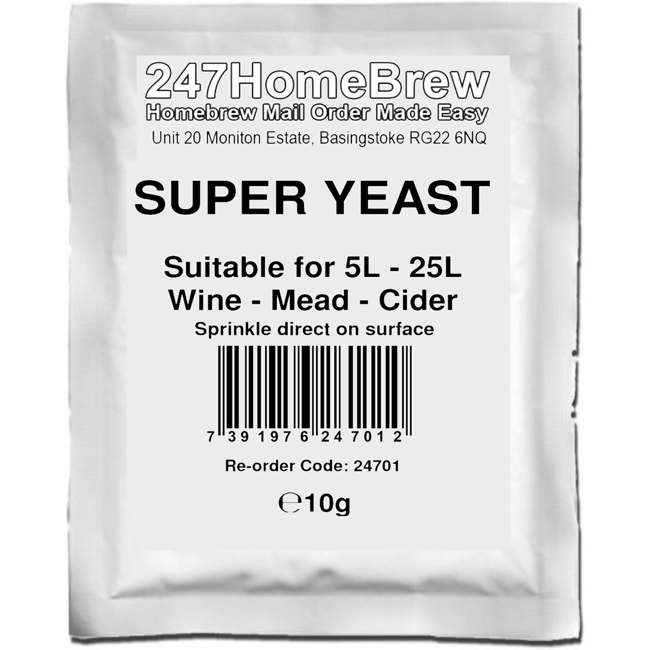Super Wine Yeast 5-25L