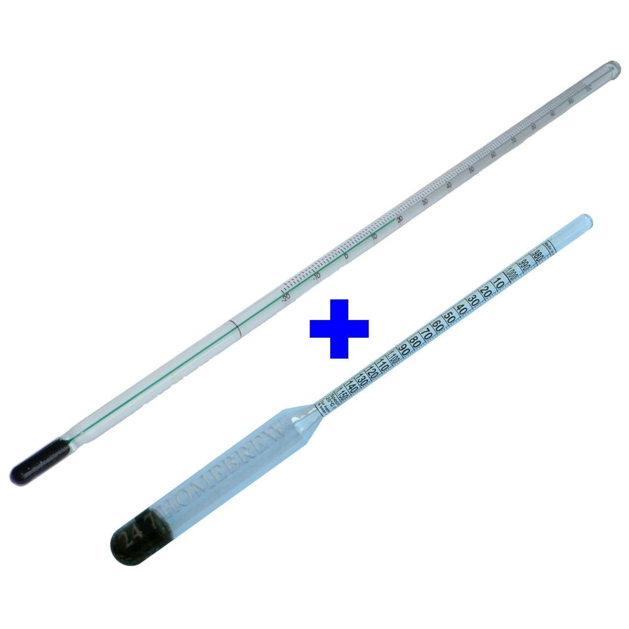 Stevenson Reeves Easy Read Hydrometer & Thermometer Set