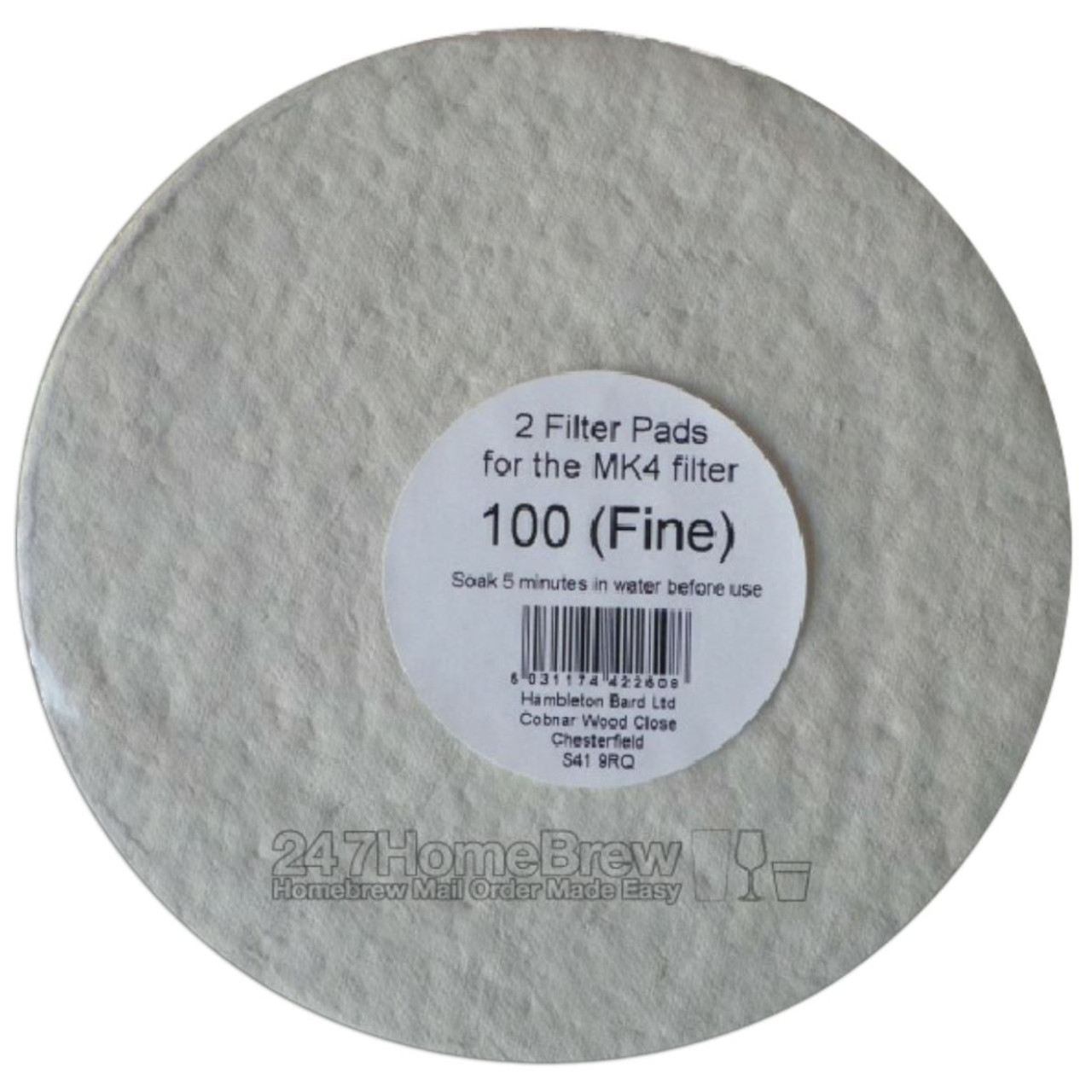 Better Brew MK4 Filter Pads 100 Fine 2pk