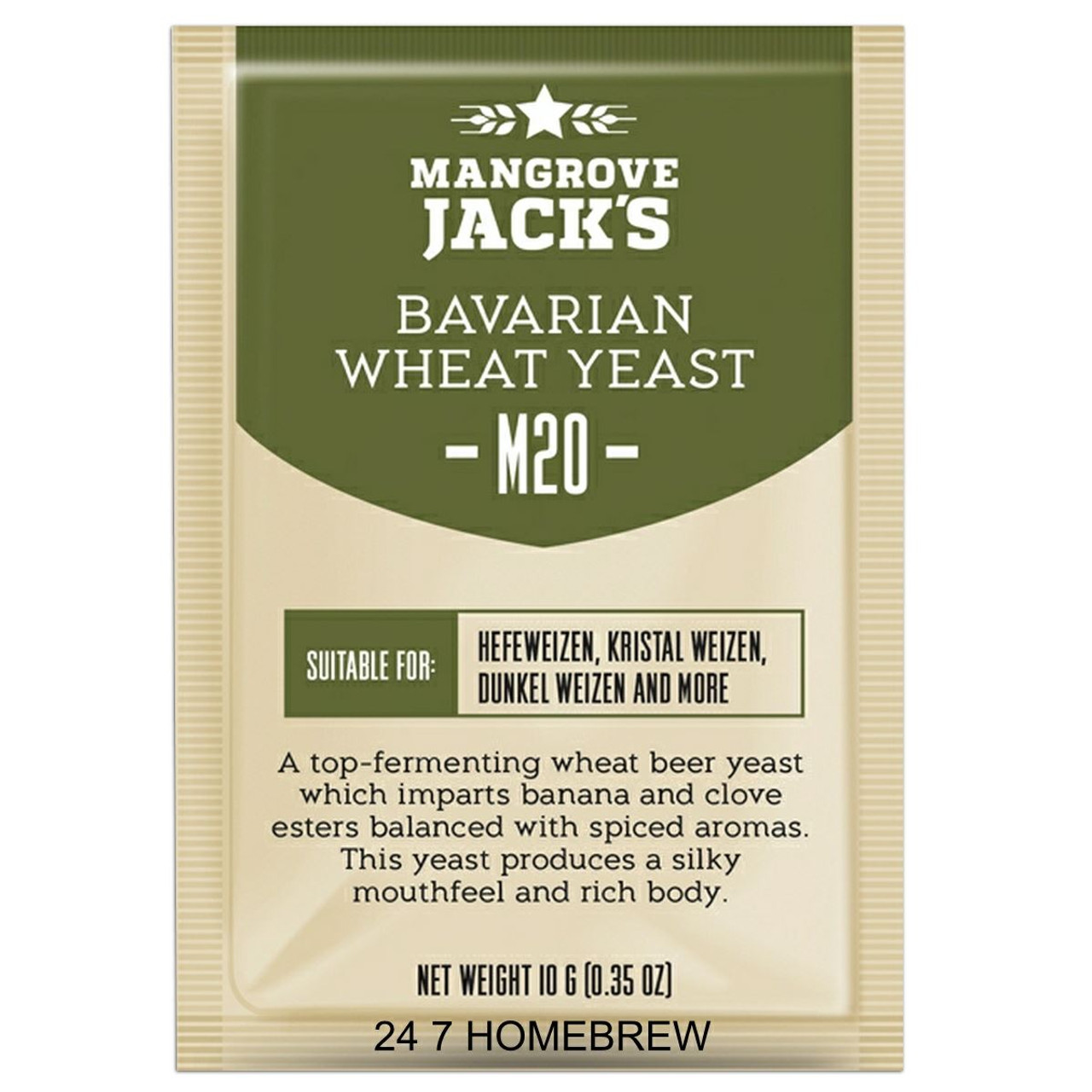Mangrove Jacks Yeast M20 Bavarian Wheat 10g