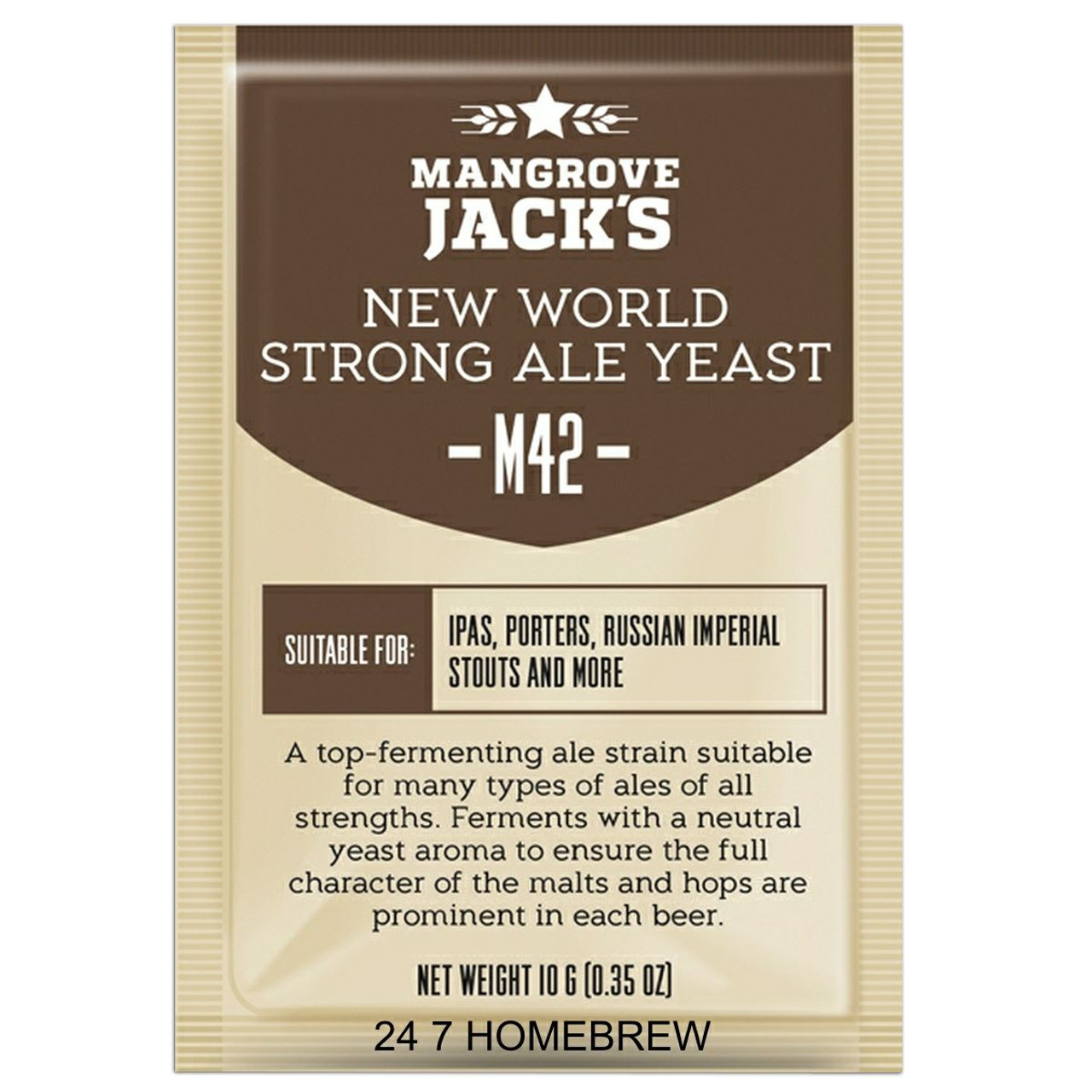 Mangrove Jacks Yeast M42 New World Strong Ale 10g