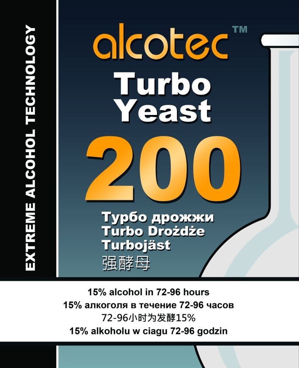 Alcotec 200 TT Turbo Yeast Commercial Use