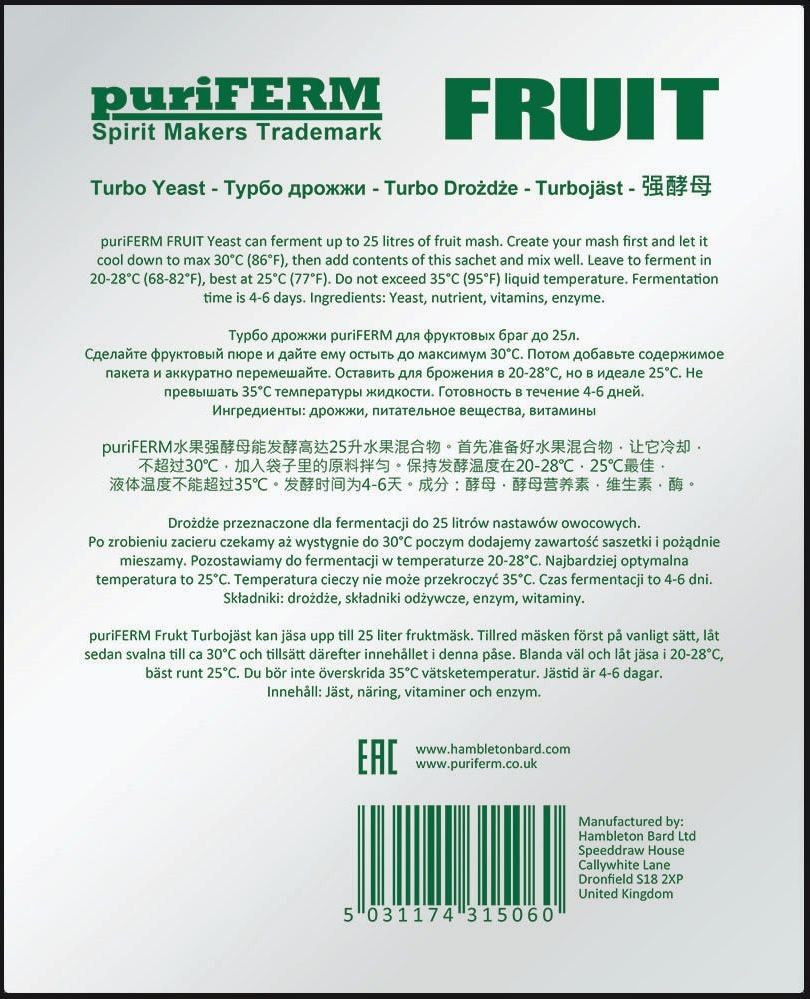 Puriferm Fruit Turbo