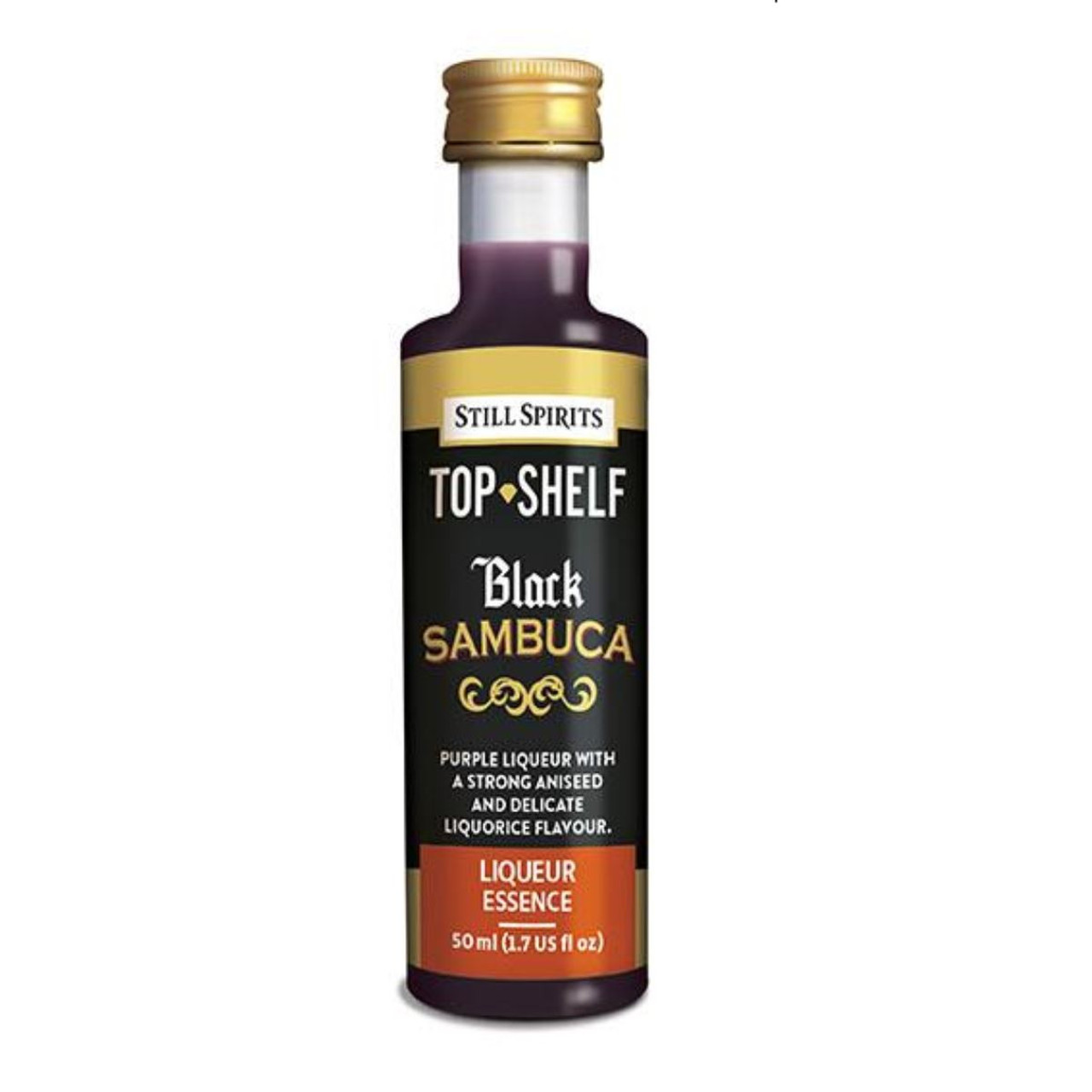 Top Shelf Black Sambuca with Base A