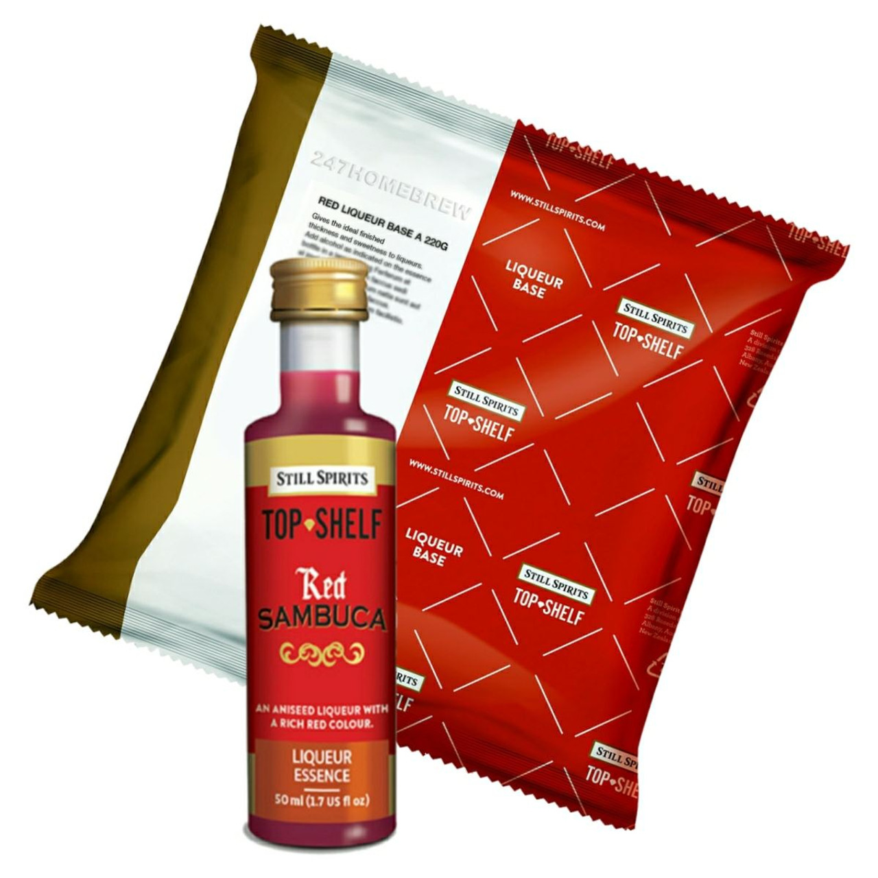 Top Shelf Red Sambuca with Base A