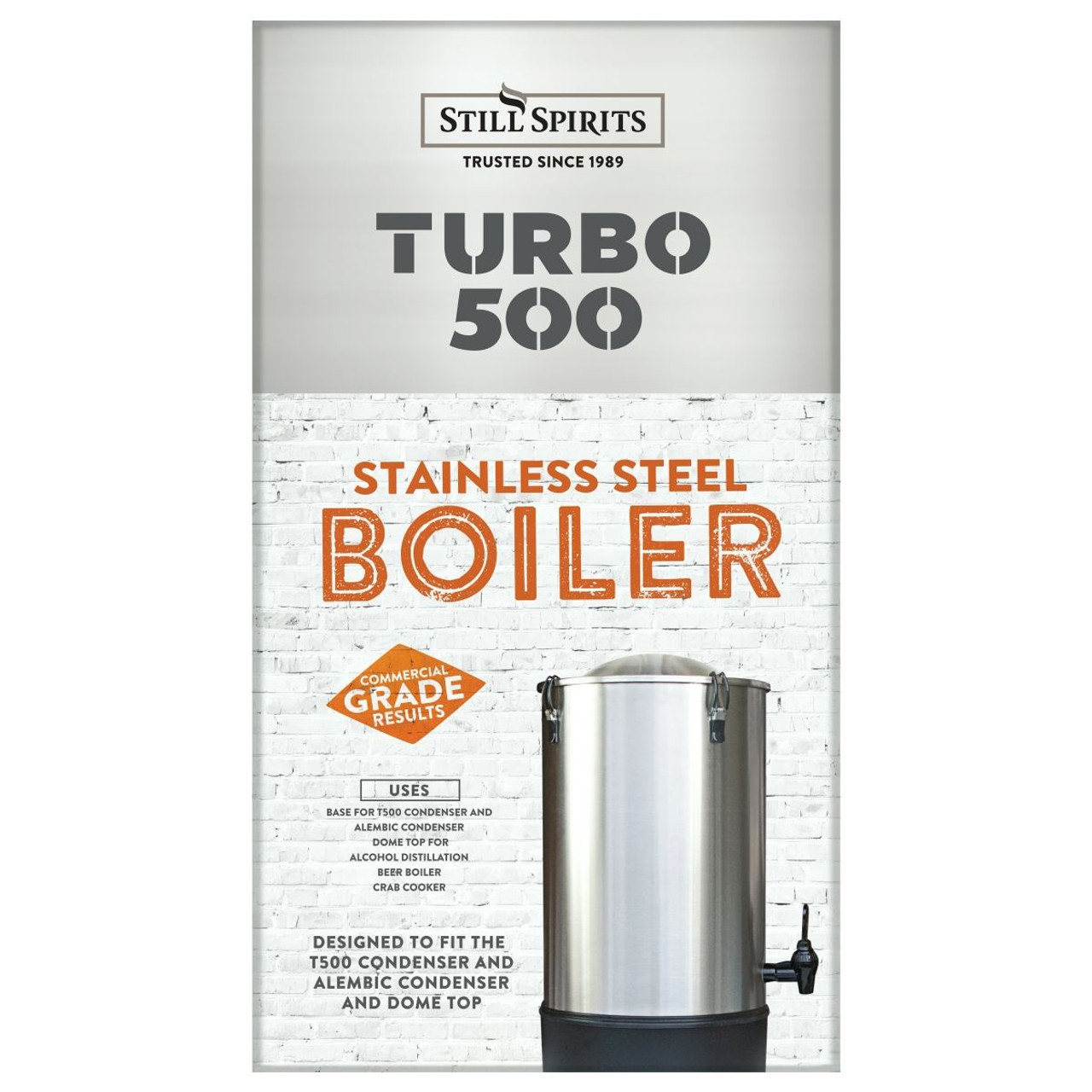 Still Spirits T500 Turbo Still 25L with Stainless Steel Condenser