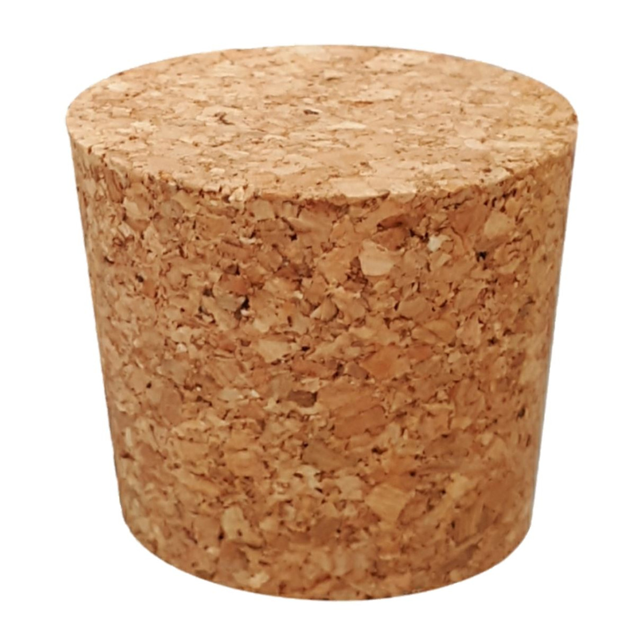 Cork Bung for Glass Carboys Solid NOT Drilled Un-Bored - Bottle Stopper 38x32mm