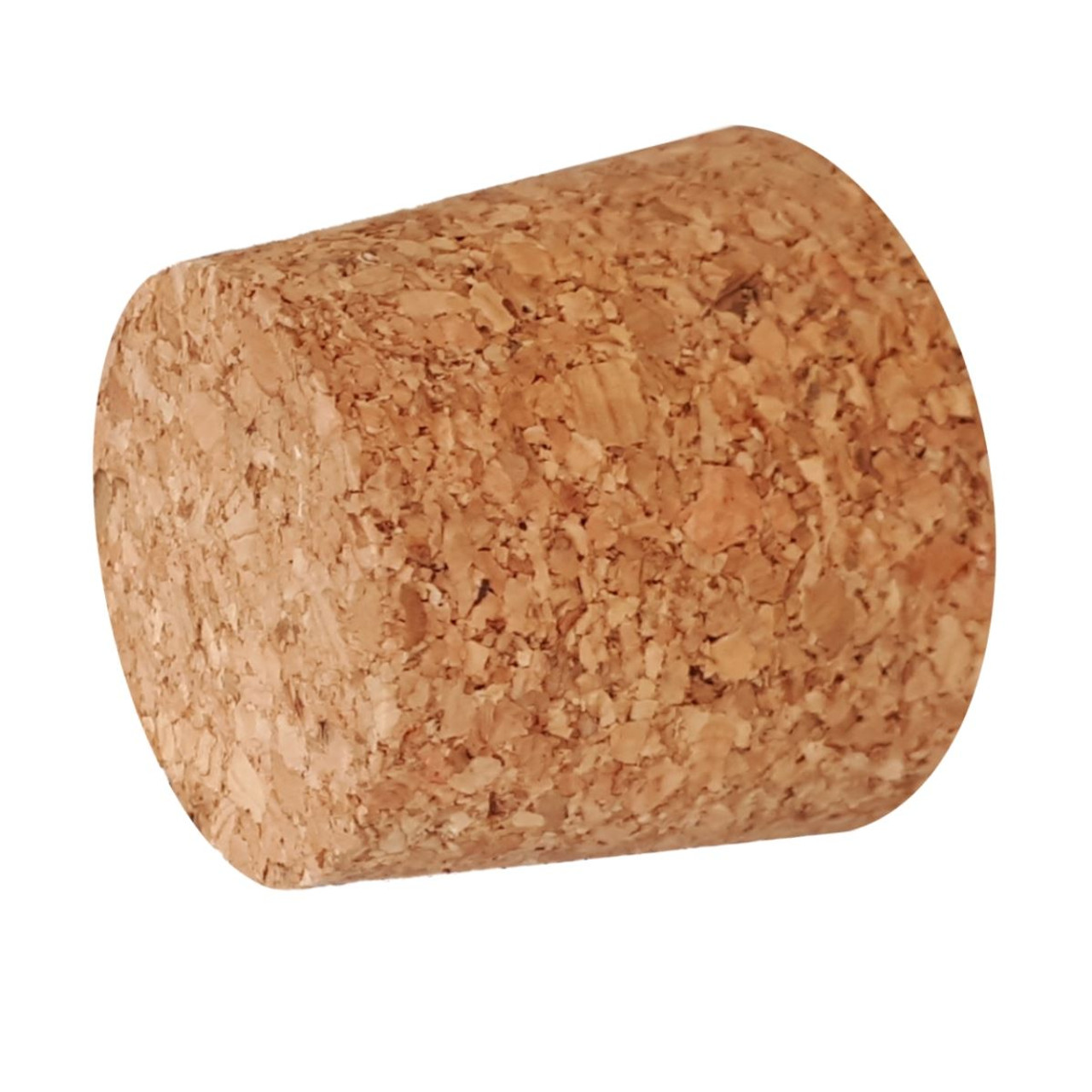 Cork Bung for Glass Carboys Solid NOT Drilled Un-Bored - Bottle Stopper 38x32mm