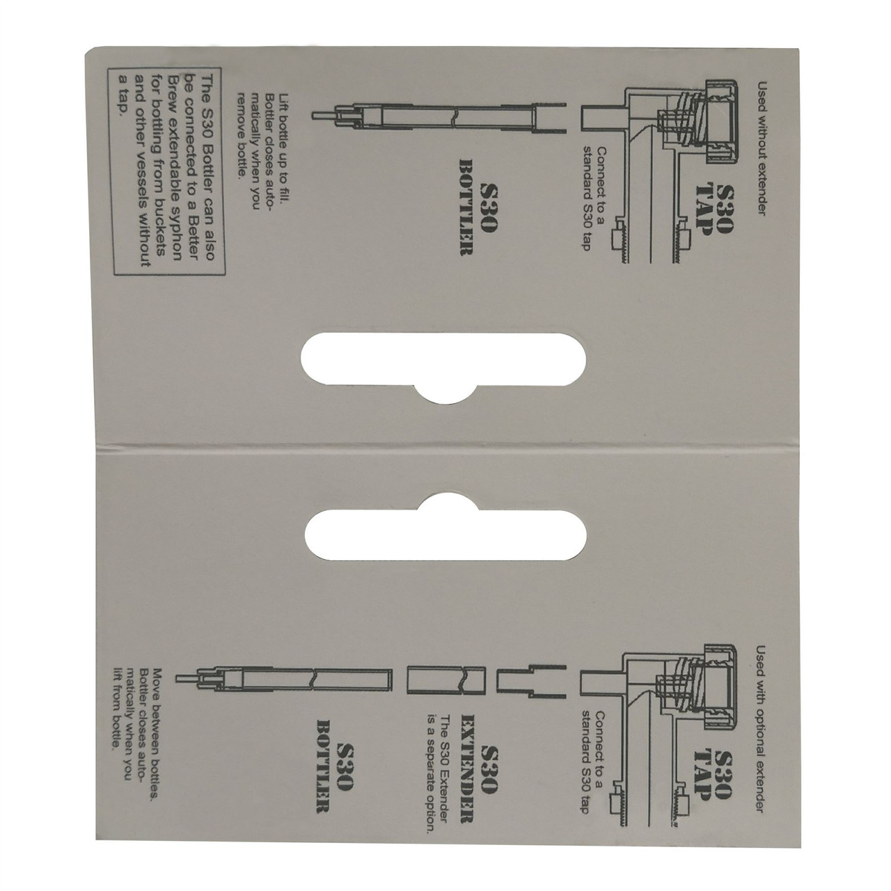 S30 Auto Bottler Wand Bottle Filler & Extender for Home Brew Beer Wine and Cider