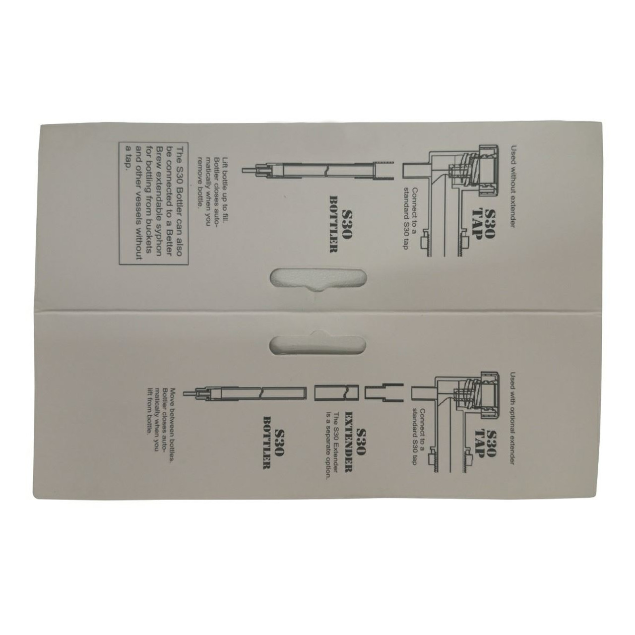 S30 Auto Bottler Wand Bottle Filler & Extender for Home Brew Beer Wine and Cider