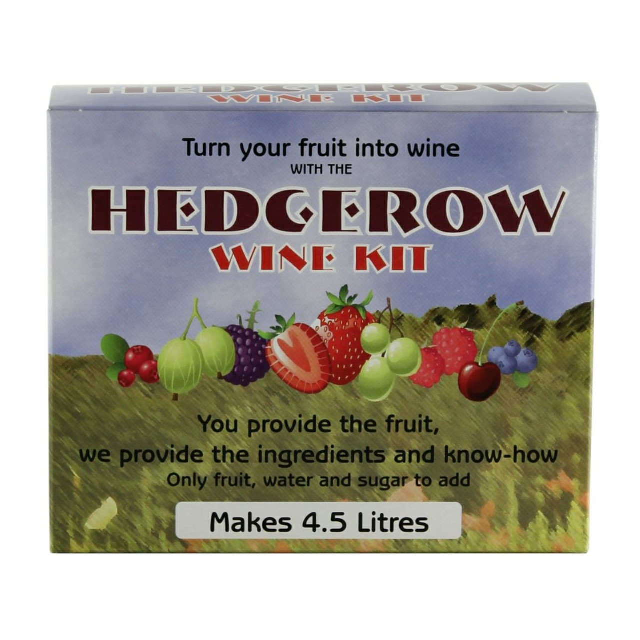 Hedgerow Fruit Wine and Liqueurs Kit 4.5L All Ingredients Plus 18 Recipes