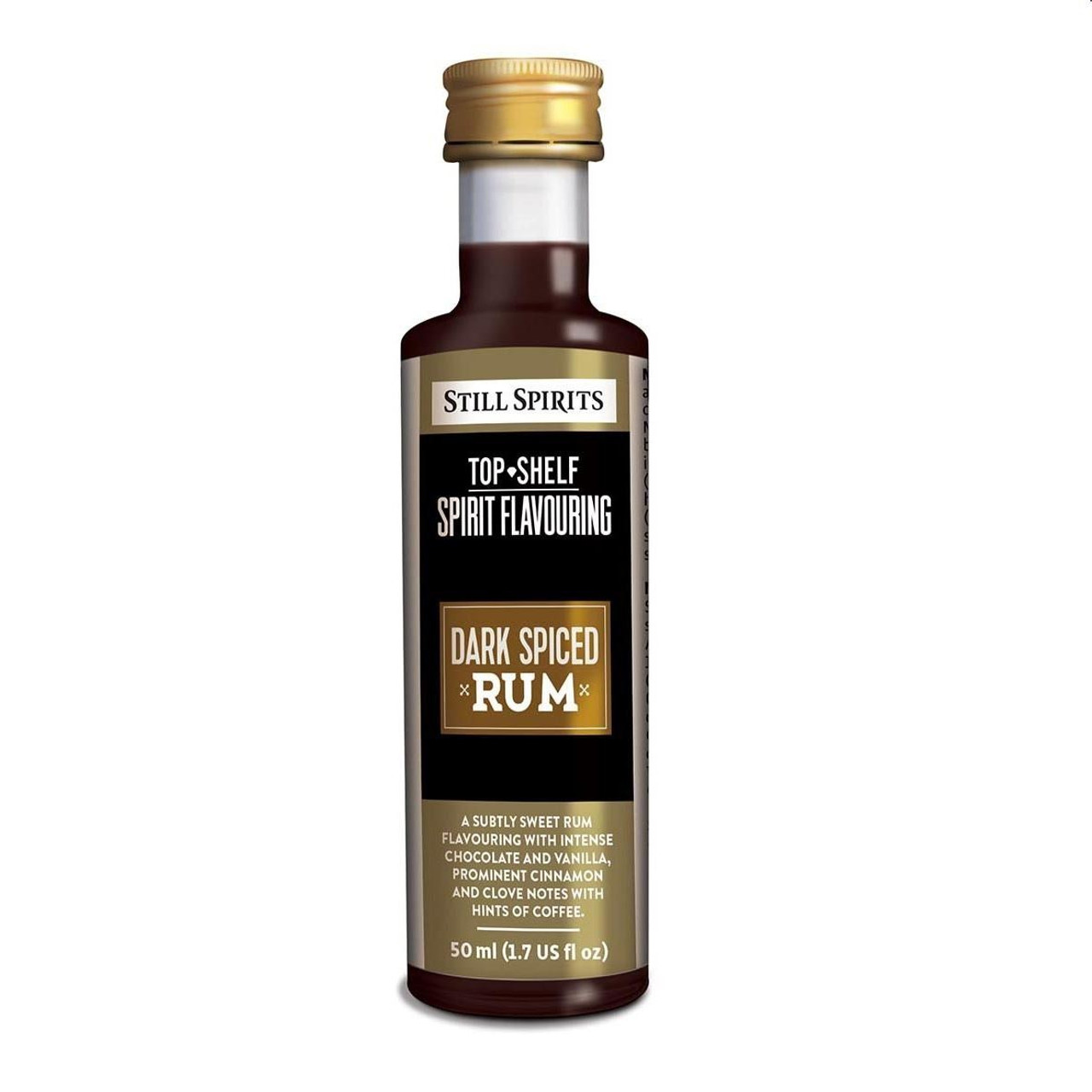 Still Spirits Top Shelf Dark Spiced Rum 50ml Essence Flavours 2.25L