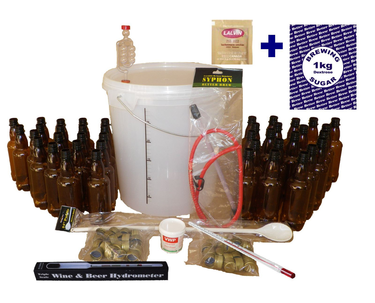 Turbo Cider Homebrew Kit 33L/7 Gal Full Starter with Brewer Sugar & Yeast NEW