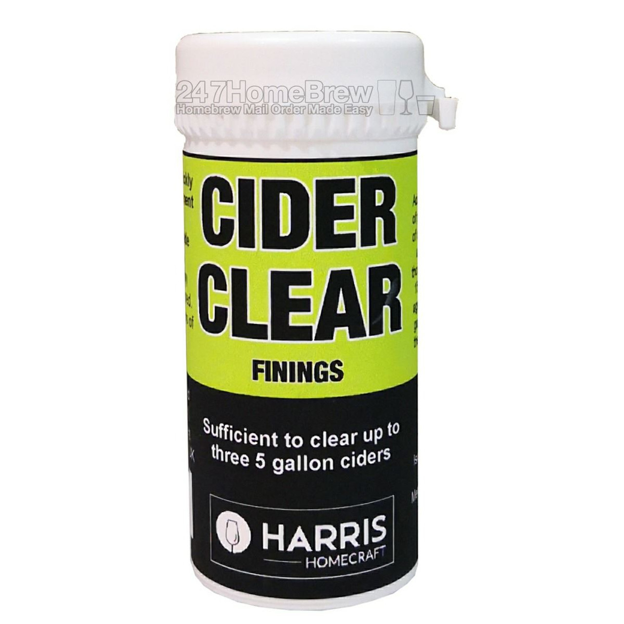 Harris Cider Clear Finings treats 69L (three 5 gallon batches)