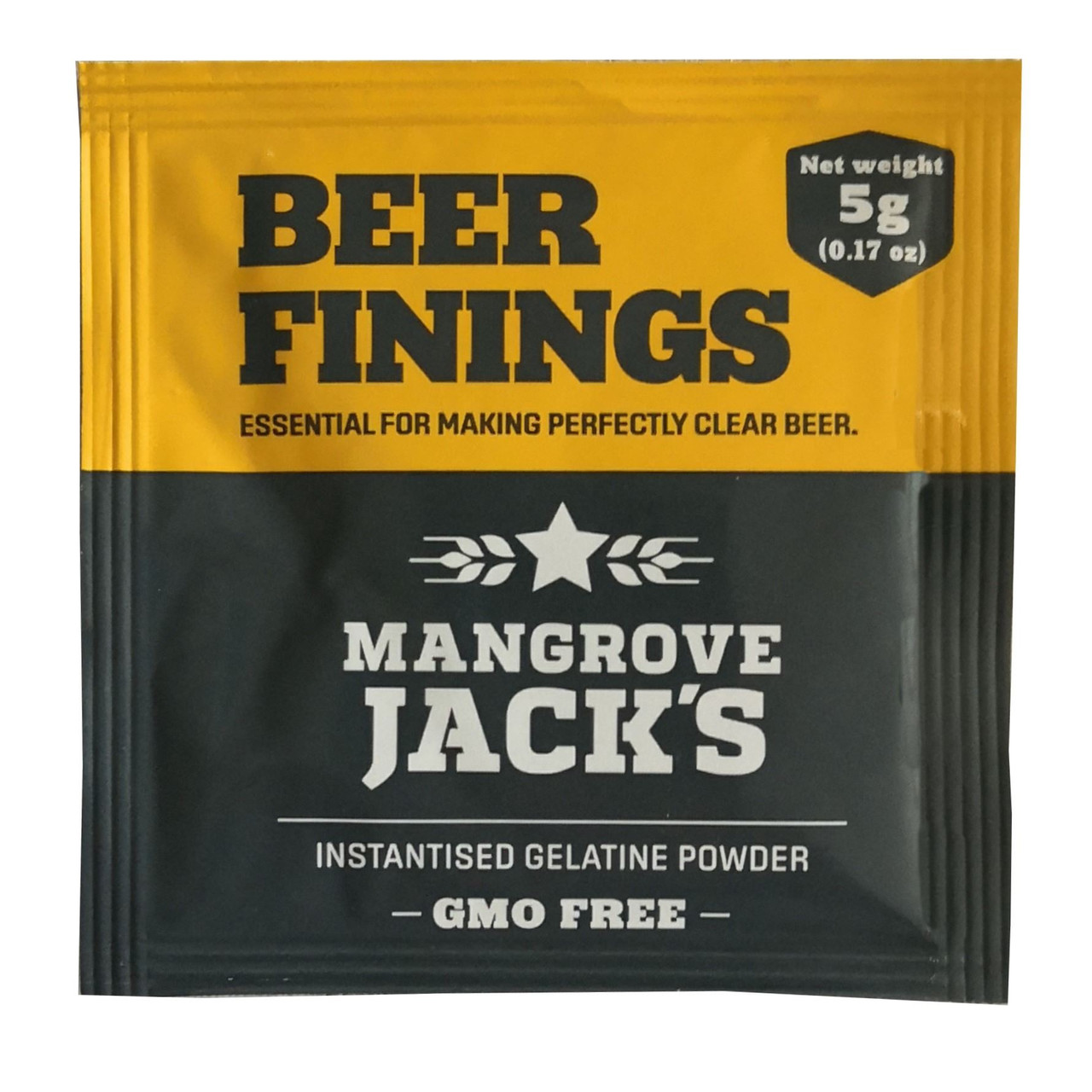 Mangrove Jacks Beer Finings GMO Free 5g Clears 23L in 24 hours