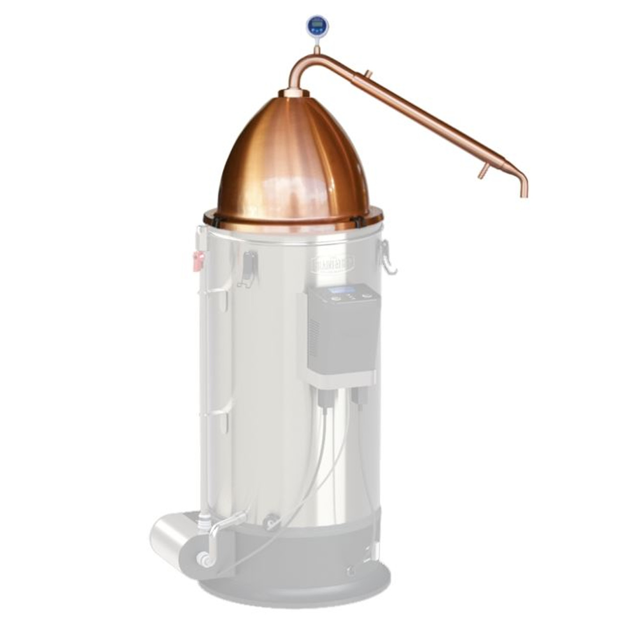 Grainfather Pot Still Alembic Copper Dome Top and Copper Condensor for the G30