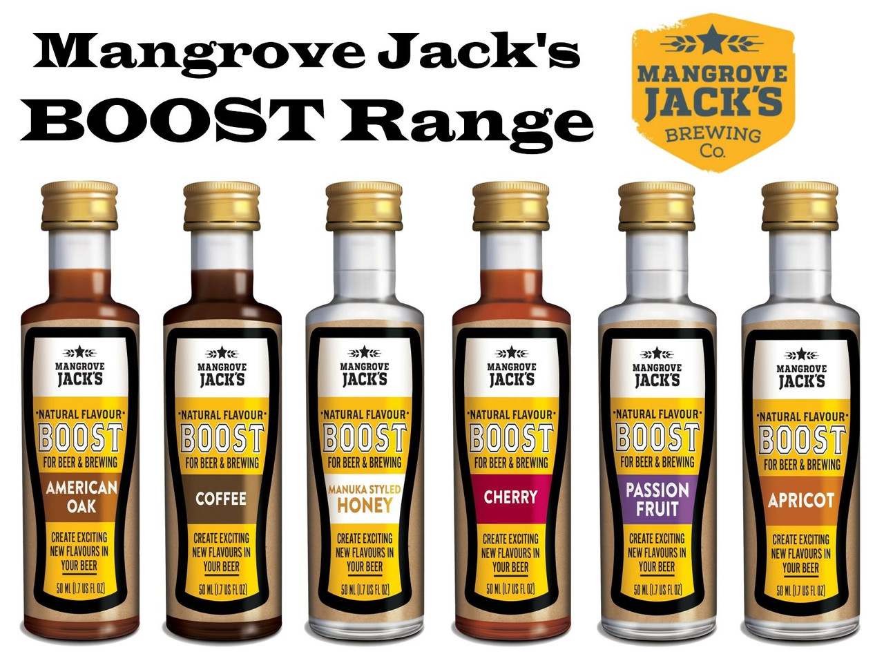 Mangrove Jacks Boost Coffee Flavour Beer Additives 50ml for 23L