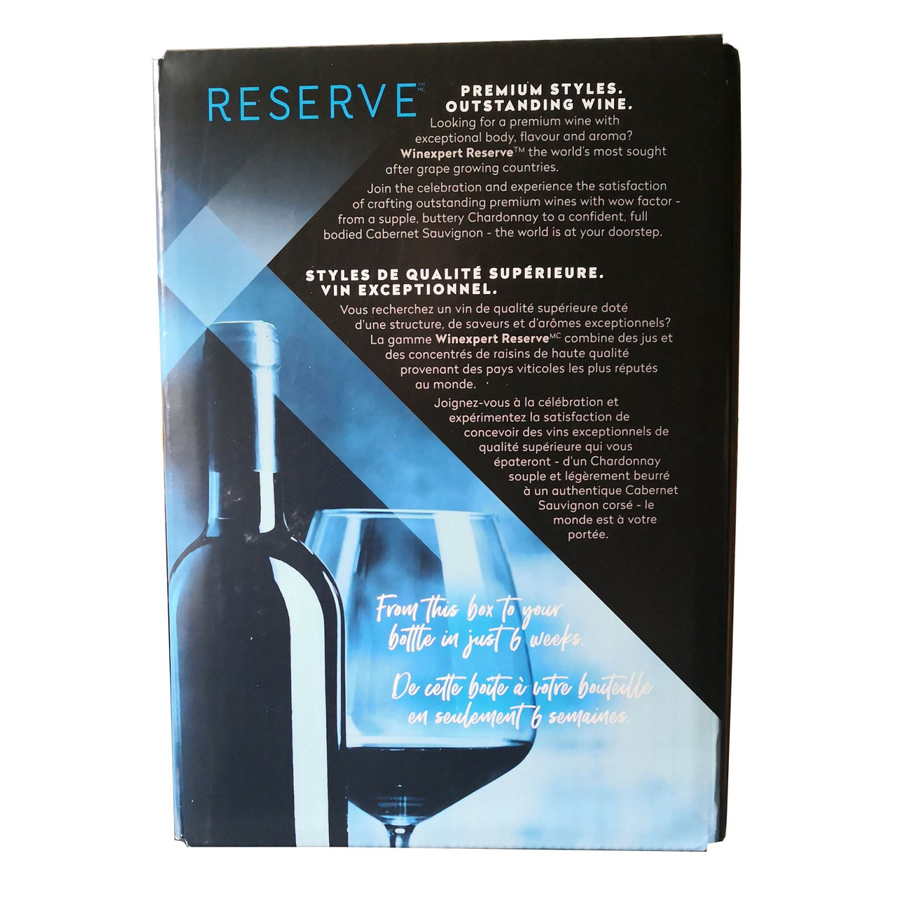 WineXpert Reserve Australian Cabernet Shiraz 10L Premium Kit Red 23L 30 Bottle