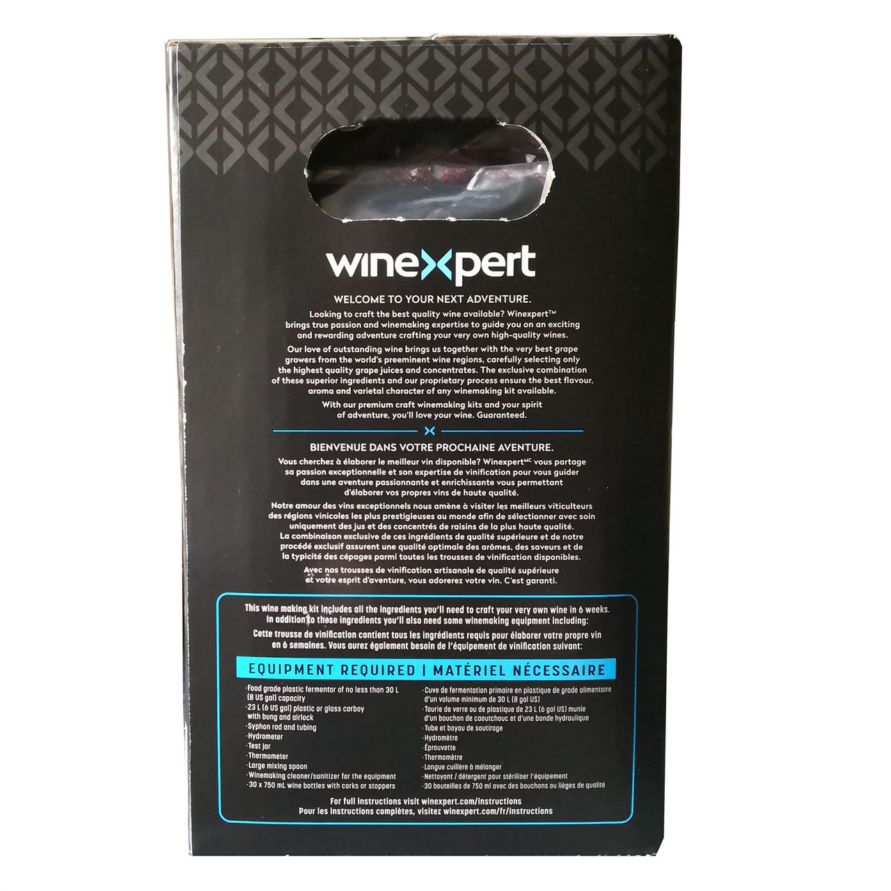WineXpert Reserve Australian Cabernet Shiraz 10L Premium Kit Red 23L 30 Bottle