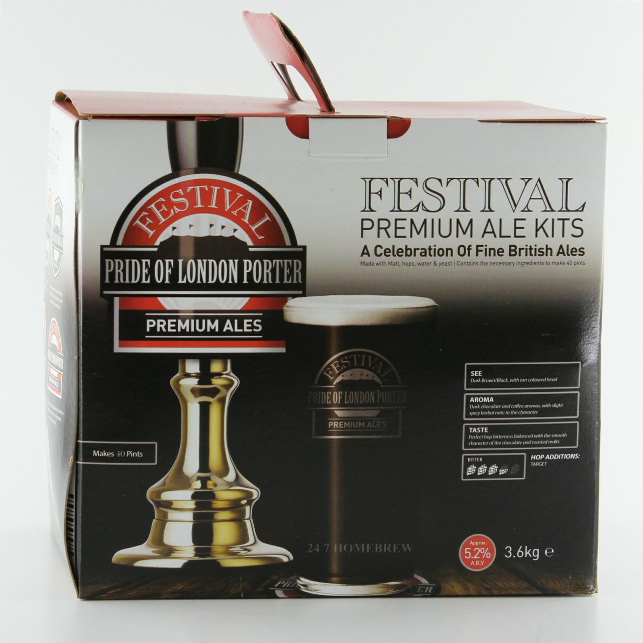 Festival Premium Ale Pride Of London Porter 3.6kg Liquid Malt Extract