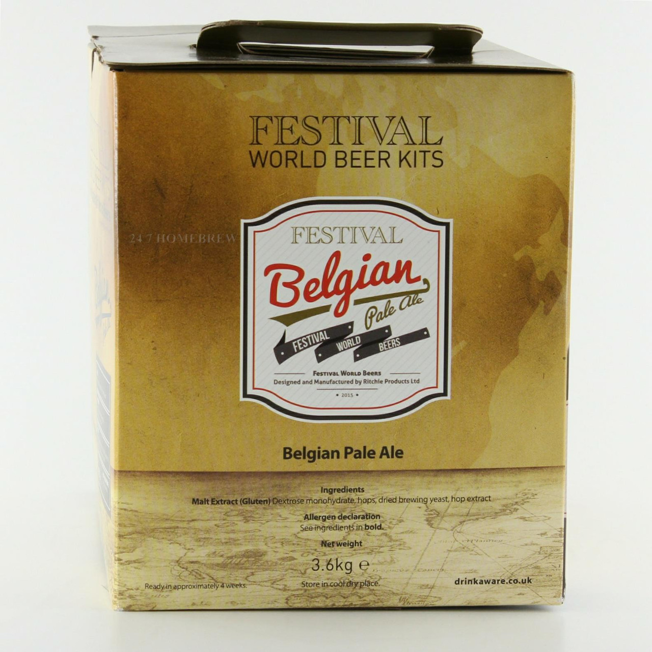Festival World Beers Belgian Pale Ale 3.6kg Liquid Malt Extract