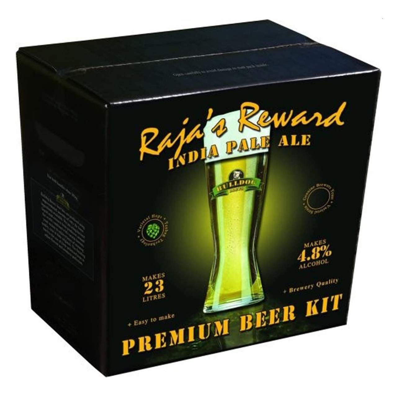 Bulldog Rajas Reward IPA India Pale Ale Beer Kit 3kgs 23L 40 pint Homebrew