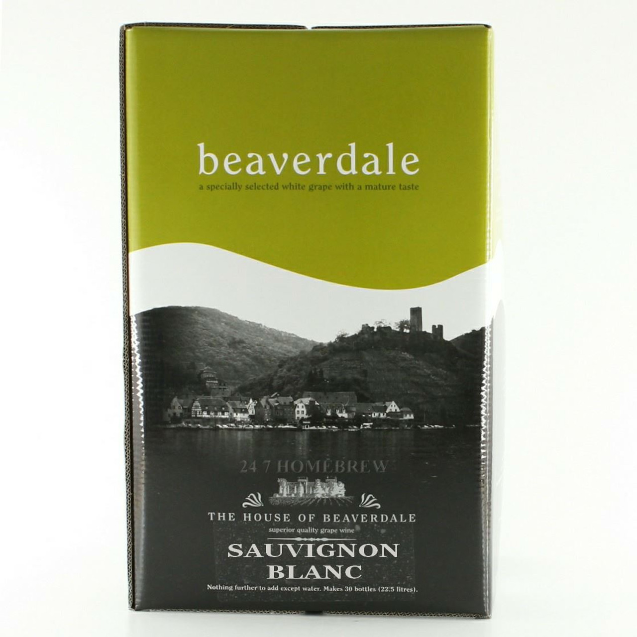 Beaverdale Sauvignon Blanc White Wine Kit - 7.5kg 30 bottle 23L - just add water