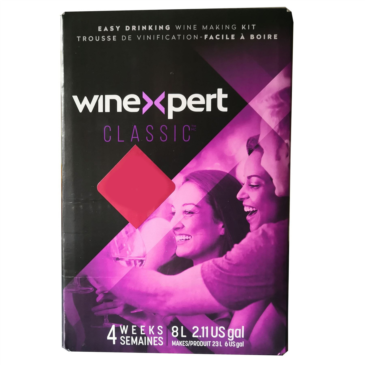 WineXpert Classic California Shiraz 8L Quality Red Kit 23L 30 Bottle