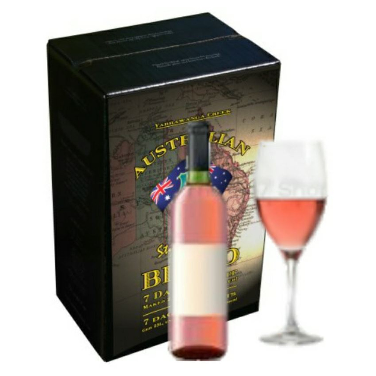 Australian Blend Merlot Blush Wine Kit 23L Homebrew Winemaking No Sugar Required