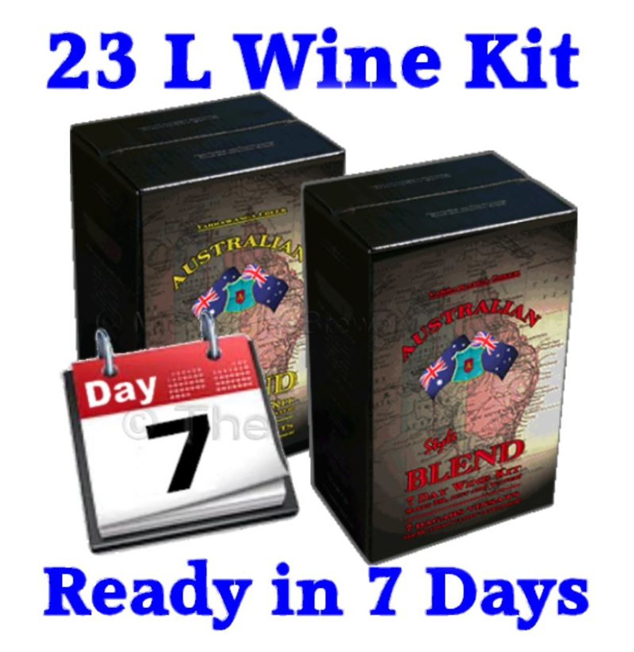 Australian Blend Merlot Blush Wine Kit 23L Homebrew Winemaking No Sugar Required