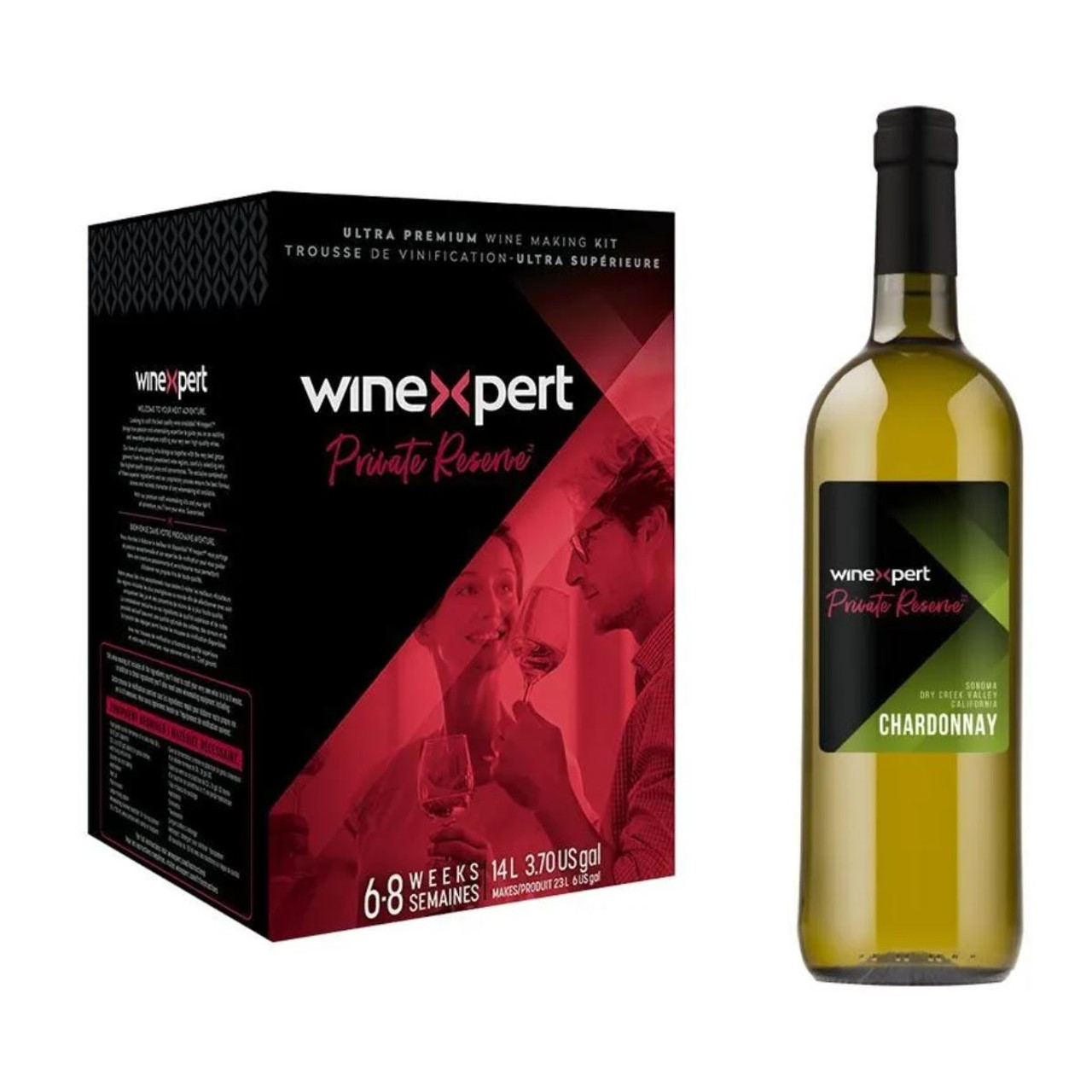 Winexpert Private Reserve California Dry Creek Chardonnay 14L White Wine Kit