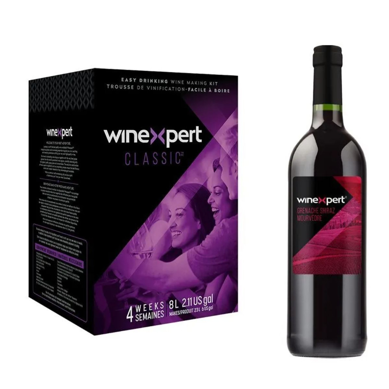 Winexpert Classic Australian Grenache Shiraz Mouvedre 8L Red Wine Kit 23L