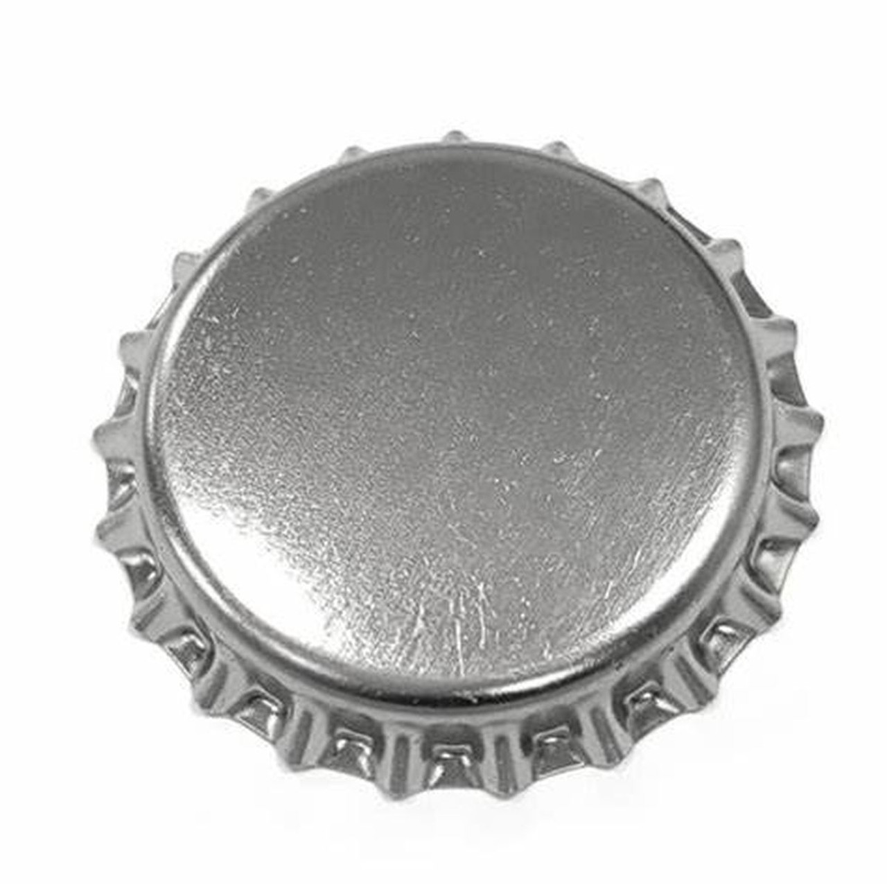 Crown Caps SILVER Bottle Tops 100pk Beer Ale Cider Gingerbeer