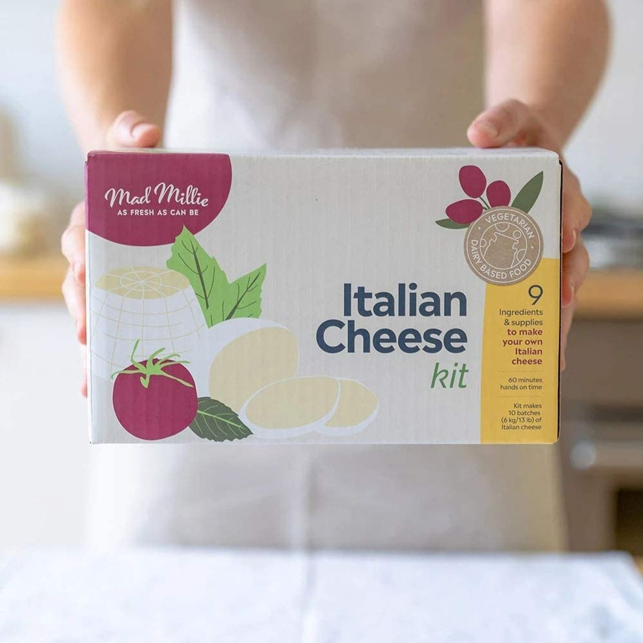 Mad Millie Complete Italian Cheese Making Kit Makes up to 6kg 13lb Just add milk