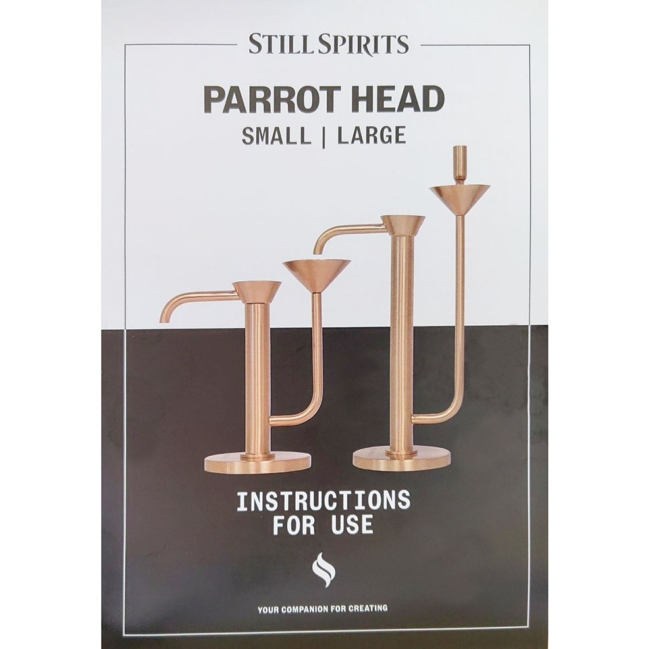 Still Spirits Copper Parrot Head Large Alcohol Percentage Testing for Air Still