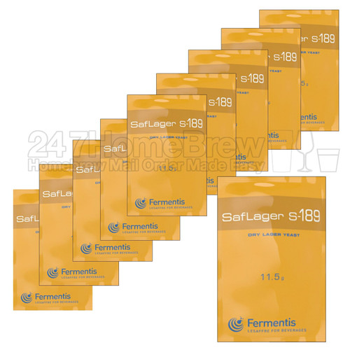 10x Fermentis Saflager S-189 Beer Yeast lager pilsner ales 11.5g 20-30L BBE 09-2023
