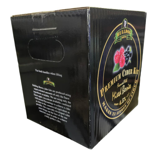 Bulldog Brews Mixed Berries Cider Kit 3kgs makes 23L 40 pints BBE 09/2023