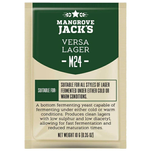 10x Mangrove Jacks Yeast M24 Versa Lager Craft Series Yeast 10g treats 23L