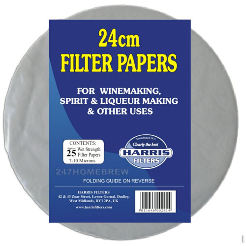 Harris VinPapers 24cm Wine Filter Papers