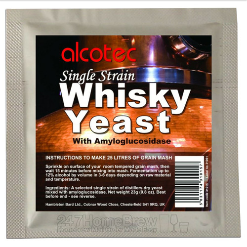 Alcotec Single Strain Whisky Yeast 25L